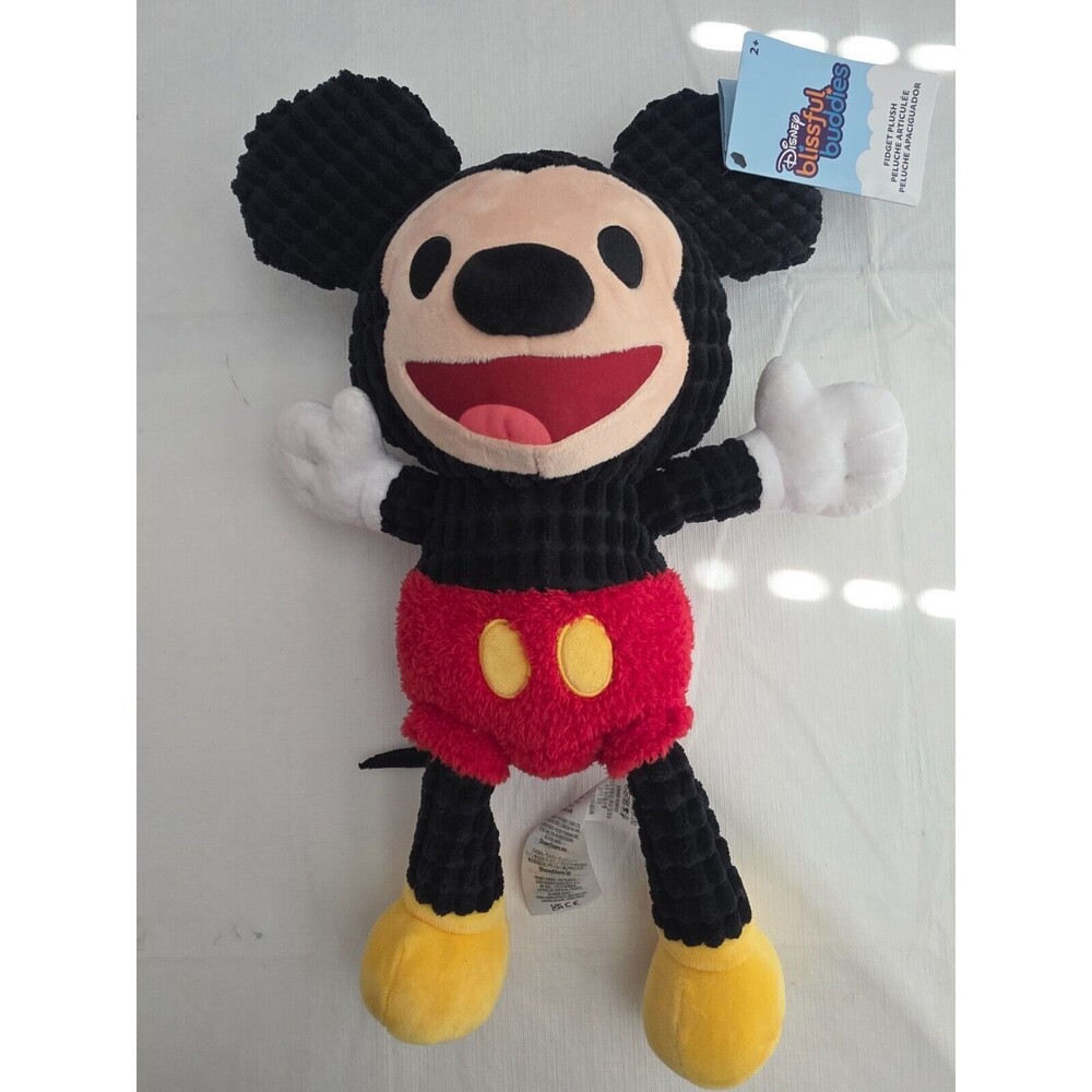 Disney Parks Mickey Mouse 17 3/4” Blissful Buddies Fidget Plush Brand New w/ Tag
